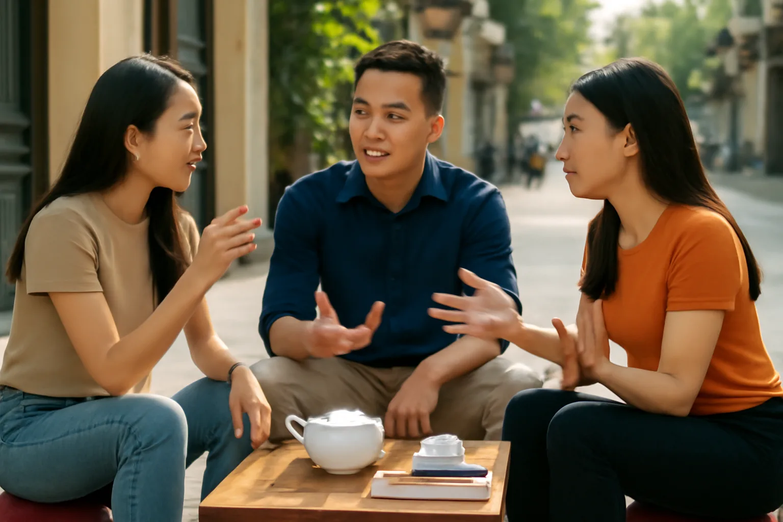 Ba người bạn cùng bàn chuyện ai đứng tên đại diện công ty mới